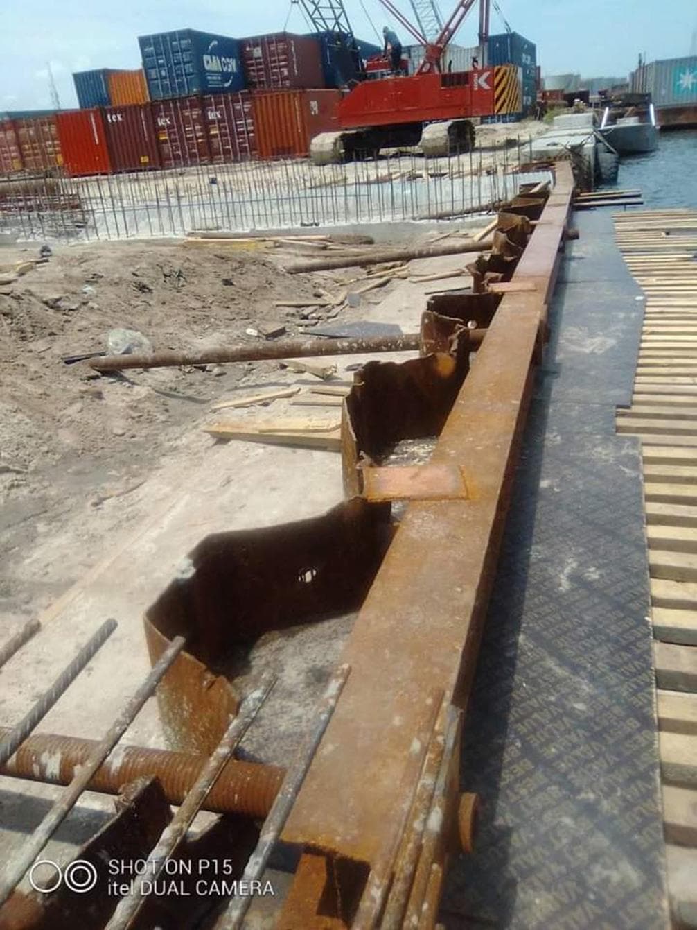 CONSTRUCTION AND INSTALLATION OF SHEET PILE AT JETTY - Additional view