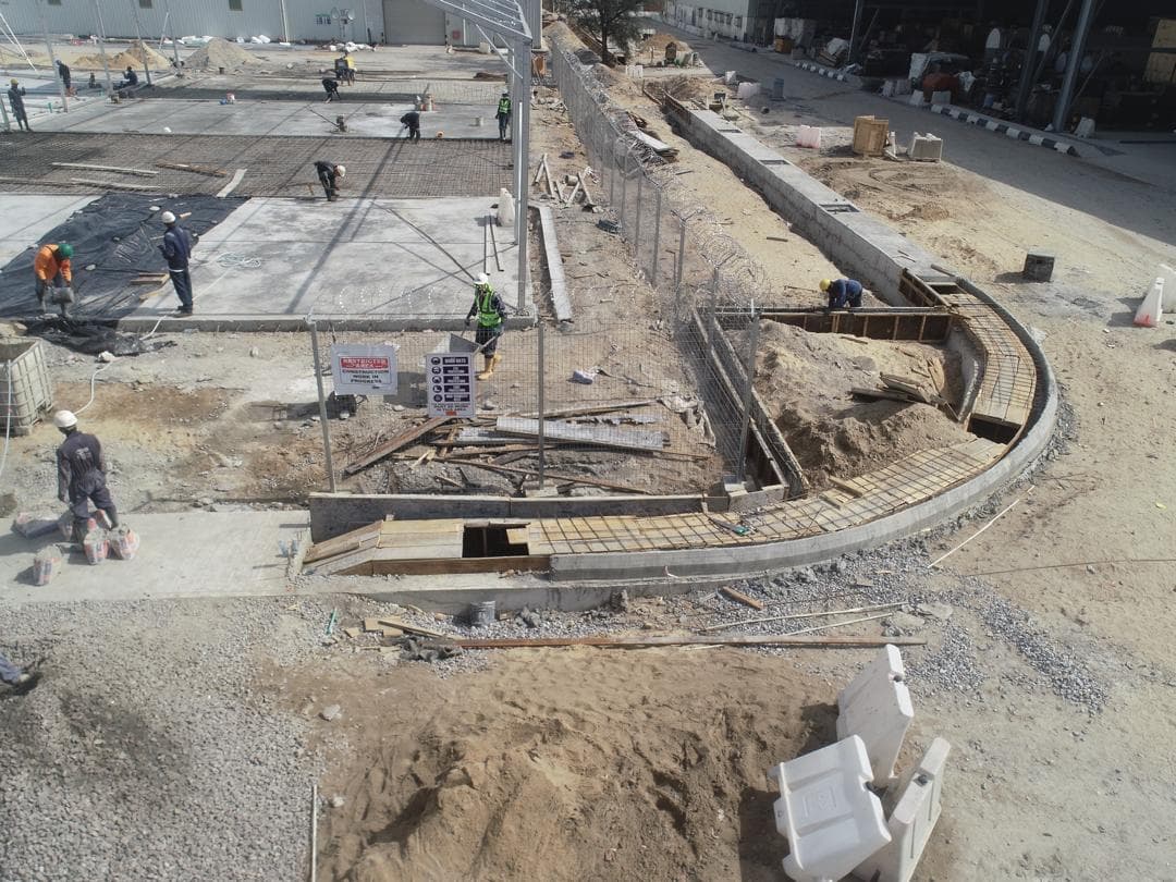 DRAINAGE AT LIQUID MUD PLANT (LMP), LADOL BASE