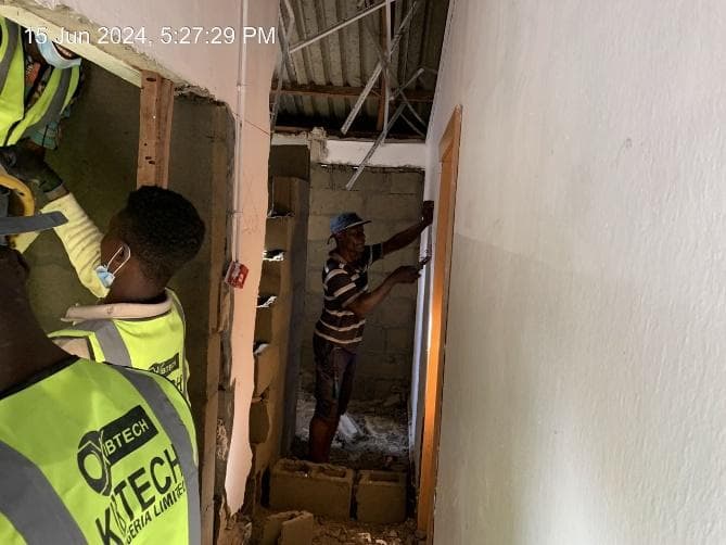 RENOVATION OF WEMA BANK IJORA